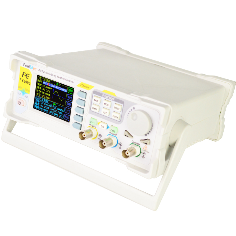 FY6900 Dual Channel DDS Functi - огляд і ціна Dual Channel Arbitrary Waveform Function Generator 60Mhz